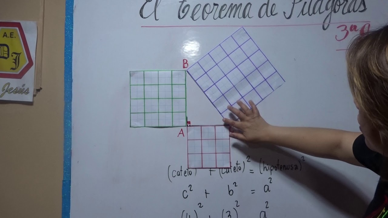 El teorema de Pitágoras 3° Grado