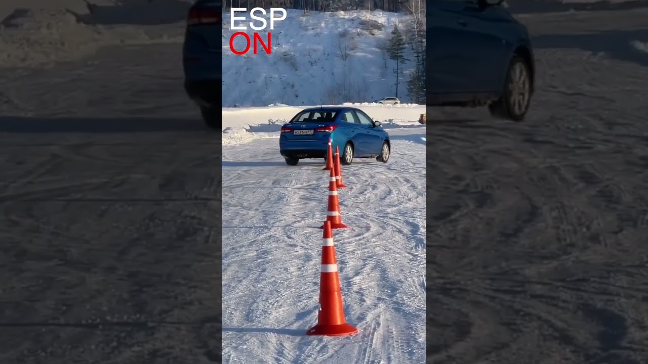 ESP на снегу: как одна кнопка спасает от заноса? #esp #espoff #changan #alsvin