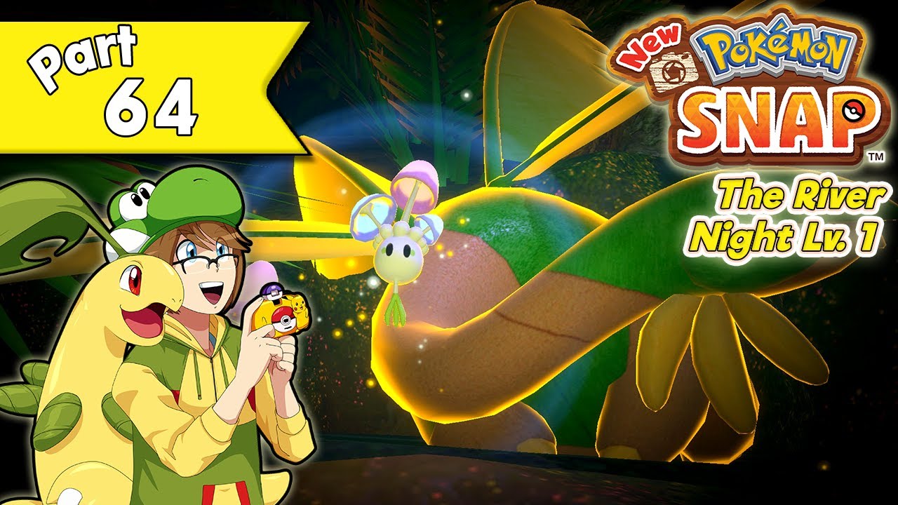 New Pokemon Snap walkthrough (w/ commentary) Part 64 - Mightywide River (Night) Lv. 1!