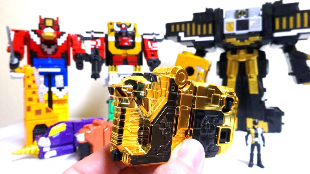 【動物戦隊ジュウオウジャー】急げ！ 金のキューブパンダ がもらえる！ジュウオウキューブ Wキャンペーンヲタファの遊び方レビュー / Limited DX Gold Cube Panda