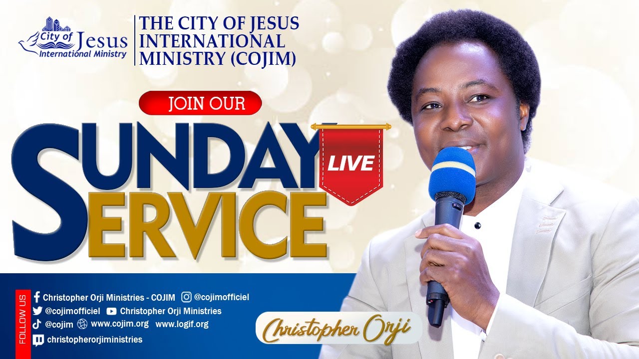 Sunday Live Service With Christopher Orji. www.cojim.org www.logif.org 11-02-2024.