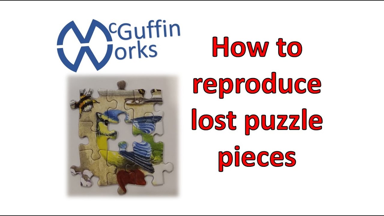 Puzzle Repair: How to replace lost piece