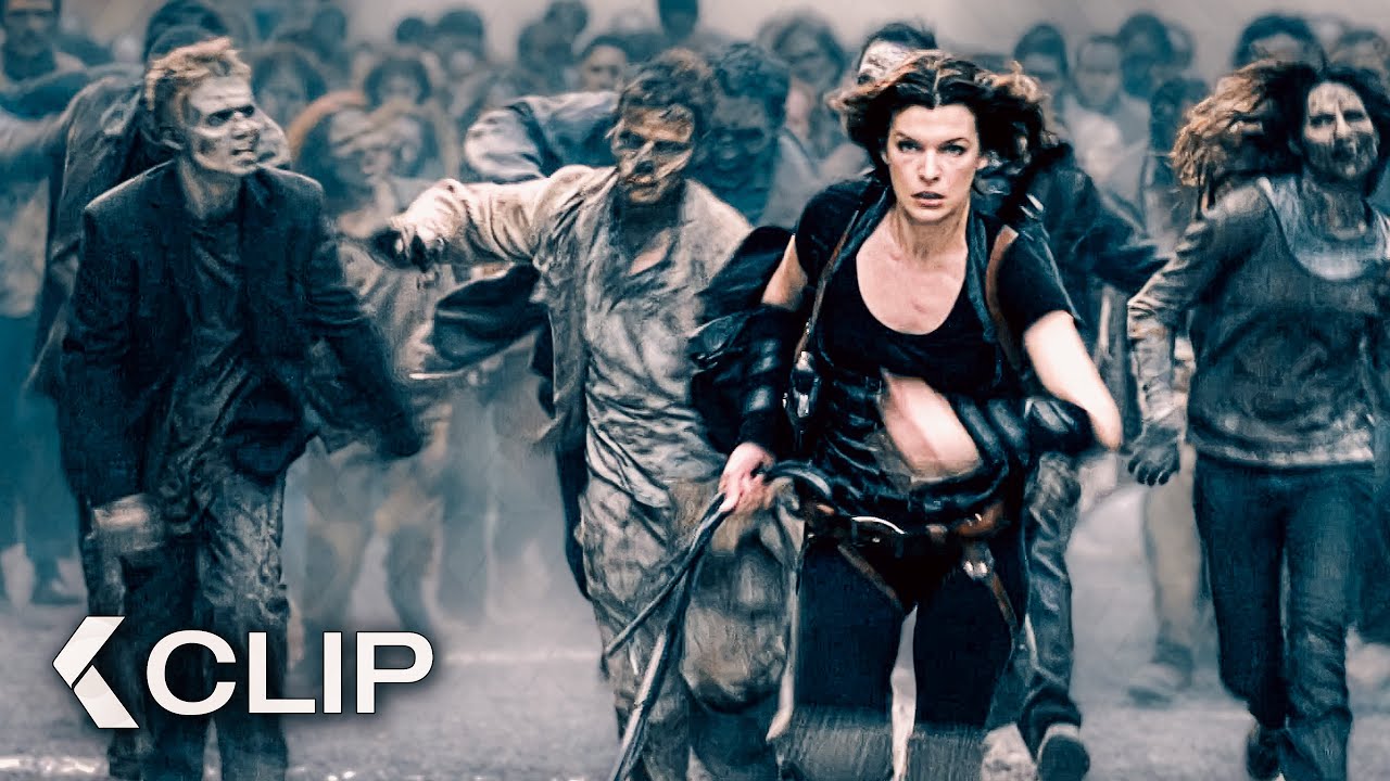 Lanzan a los Zombis desde la Azotea de Prisión - RESIDENT EVIL 4: LA RESURRECCIÓN Clip (2010)