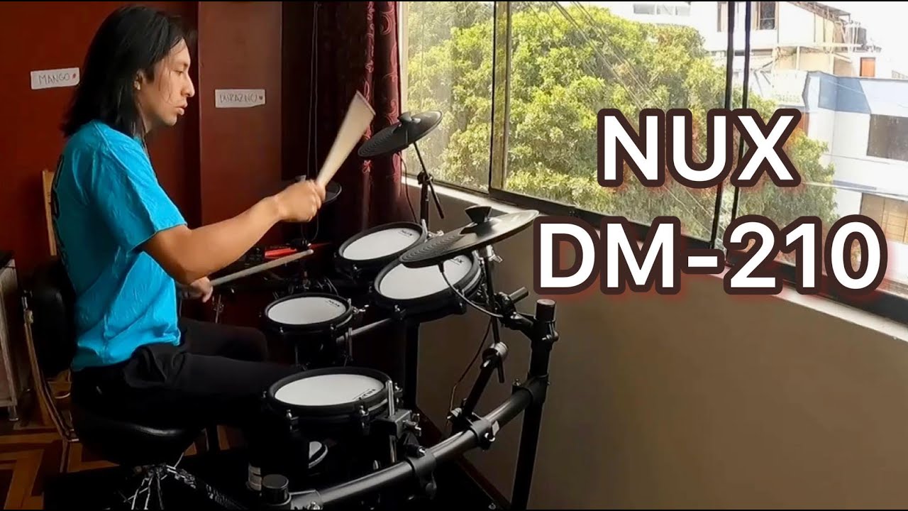Batería Electrónica NUX DM-210 Prueba de los 15 kits