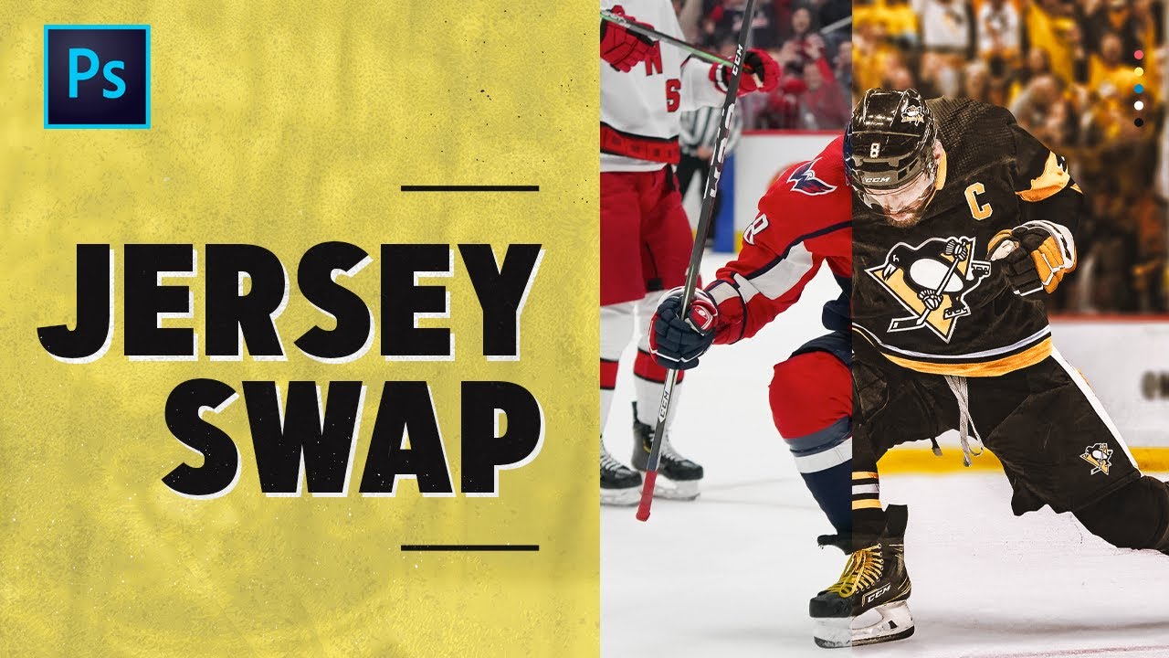 Alexander Ovechkin on the PENGUINS?! -- Jersey Swap Photoshop Breakdown