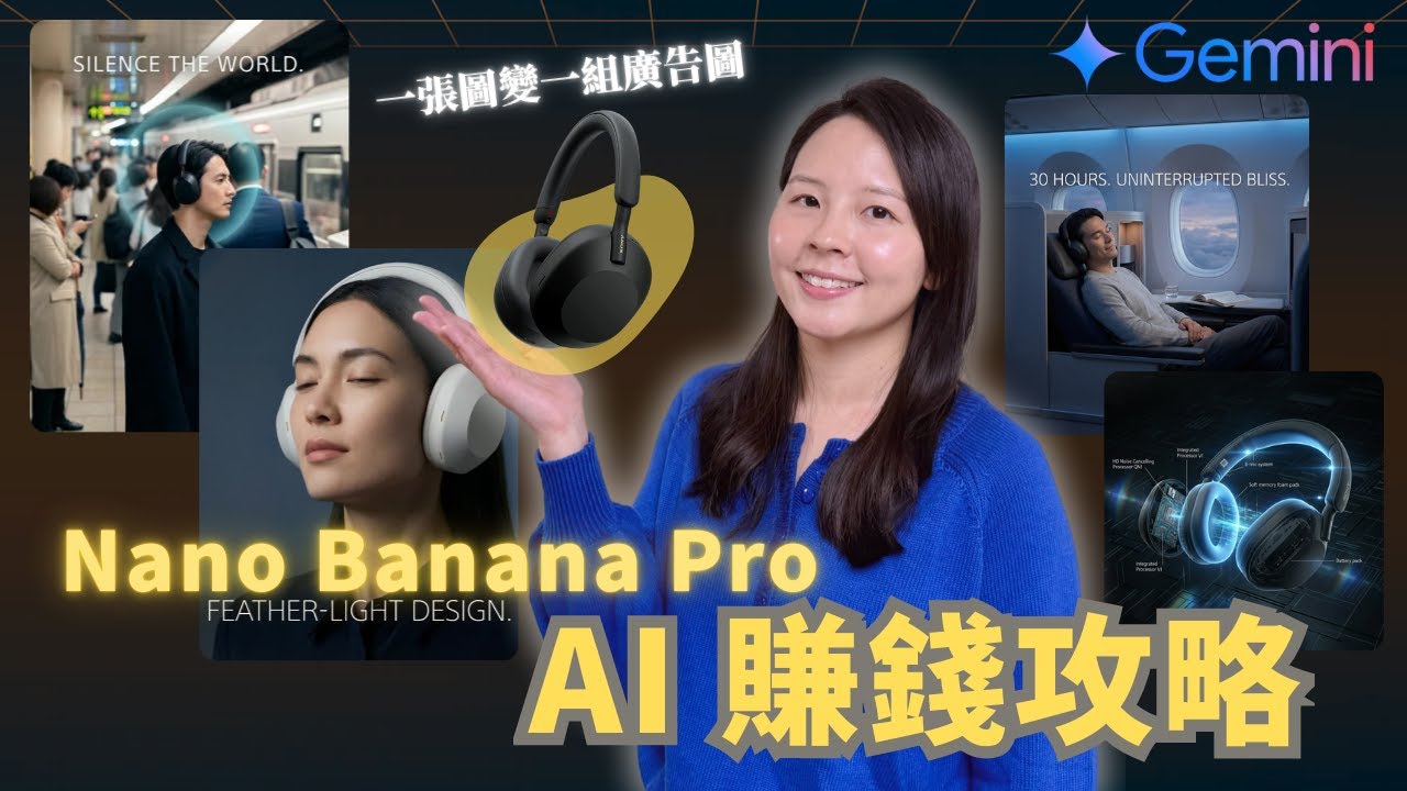 AI 新手適用：3 種最快開始賺錢的 AI 變現方法 | Gemini | Nano Banan Pro