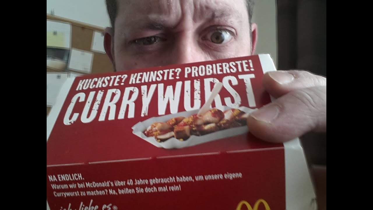 McDonalds Currywurst Test 🆄🅽🅱🅾🆇🅸🅽🅶 | Pommes Män