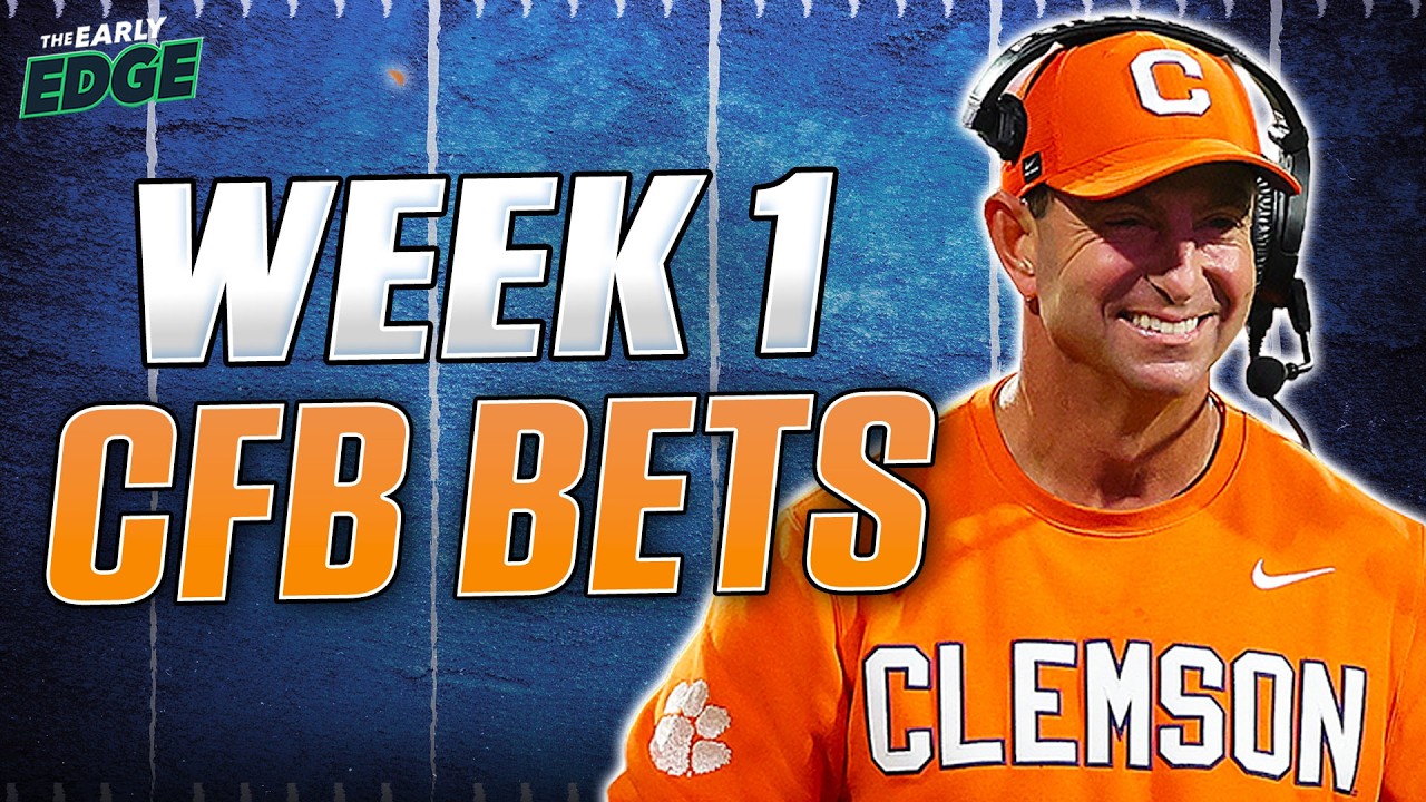 College Football Week 1 Bets and Predictions!