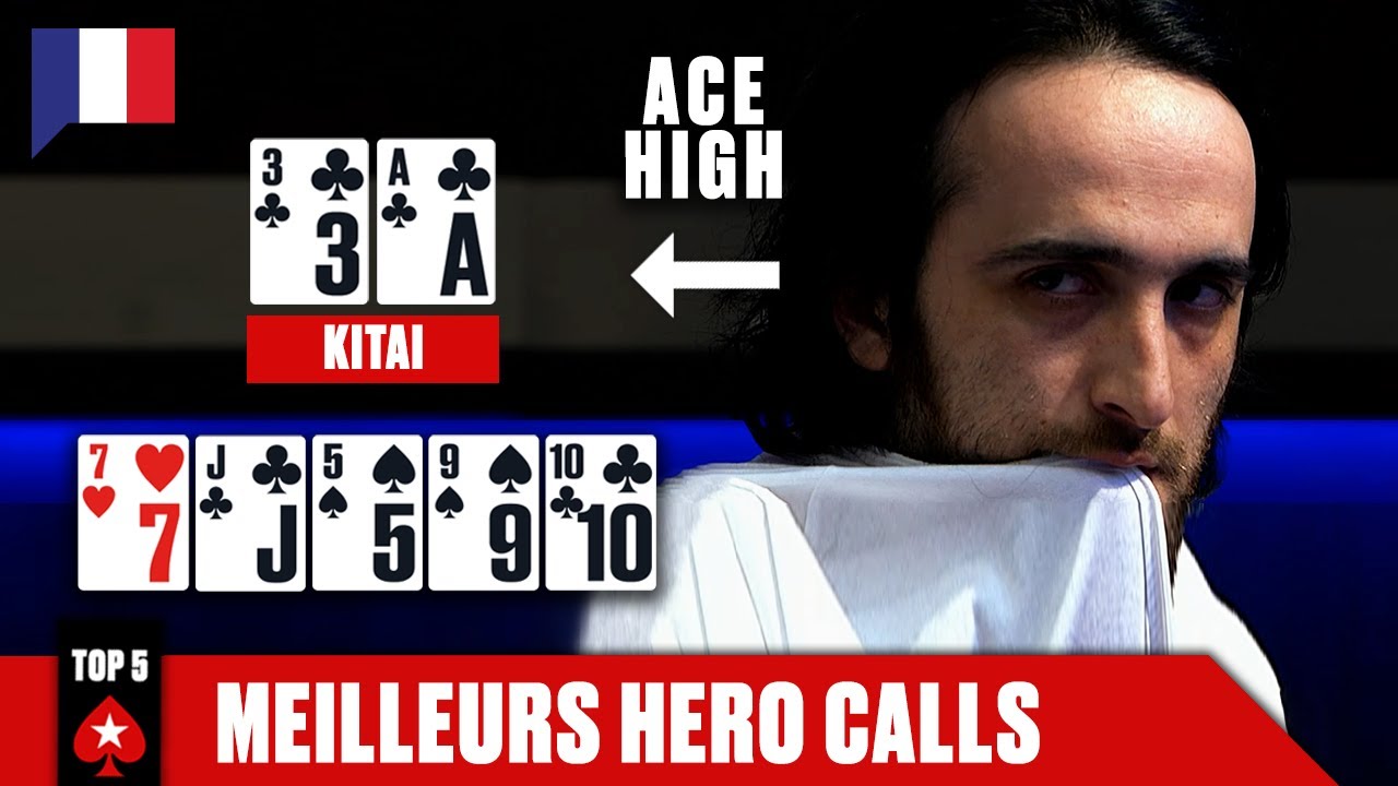 TOP 5 DES HERO CALLS  &spades;️ Poker Top 5 &spades;️ PokerStars en Fran&ccedil;ais