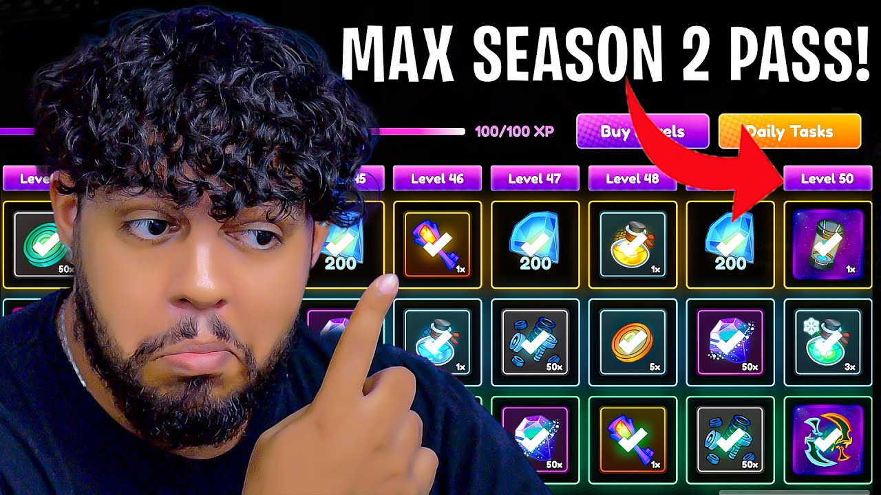 I MAXED Out The Season 2 Pass in Anime Champions! (Pay to Win)