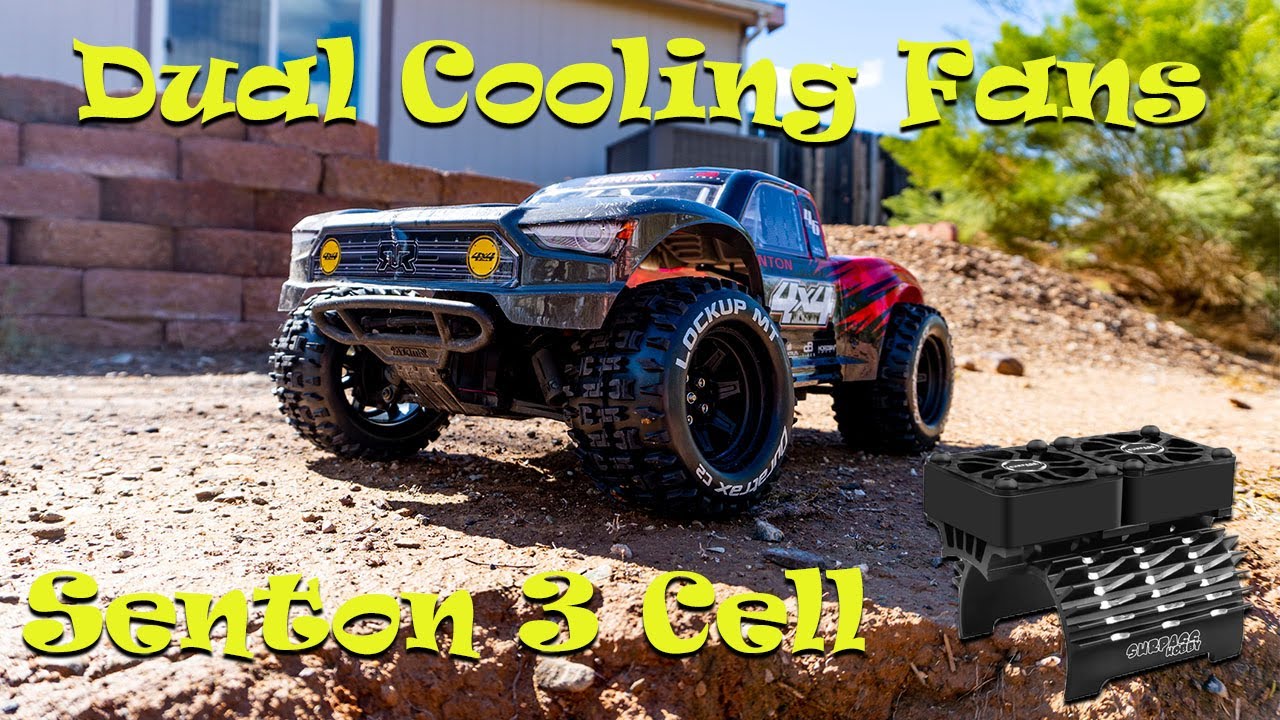 Arrma Senton Dual Cooling Fans Install