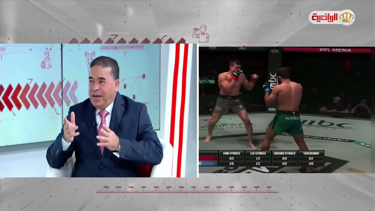 لقاء بطل الفنون القتالية MMA عبدالرحمن الحياصات