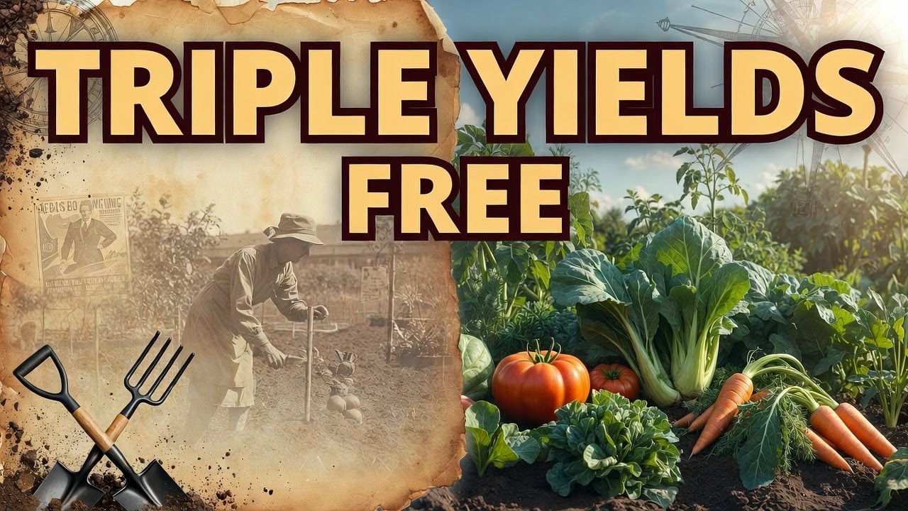 This WWII Soil Secret Triples Any Harvest – Why Big Fertilizer Buried It for 80 Years