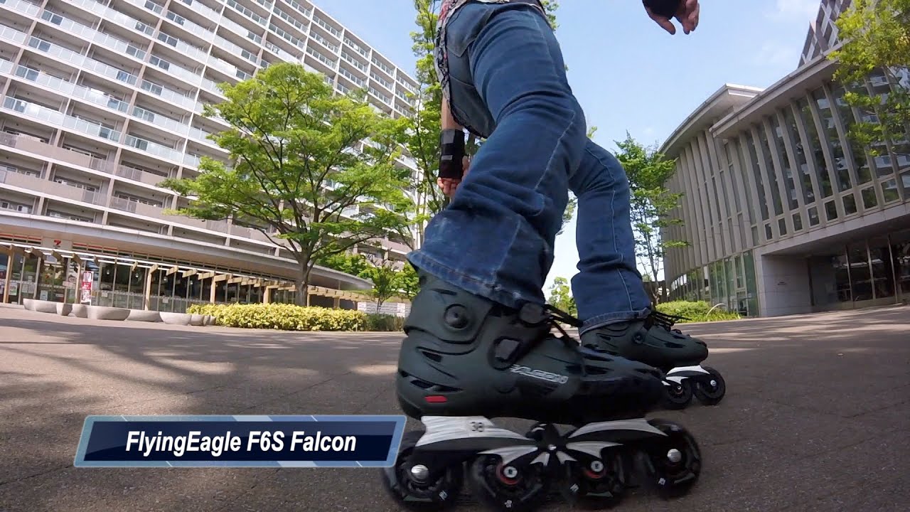 Inlineskate with Flying Eagle F6S Falcon - インラインスケート 地元で
