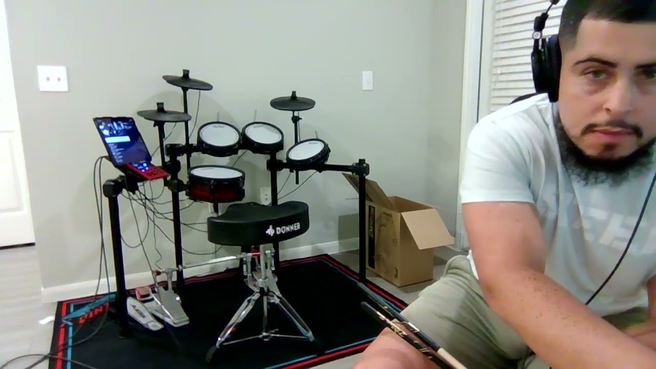 Practicing Heavy Metal Drum Fills and Double Bass with No Metronome.