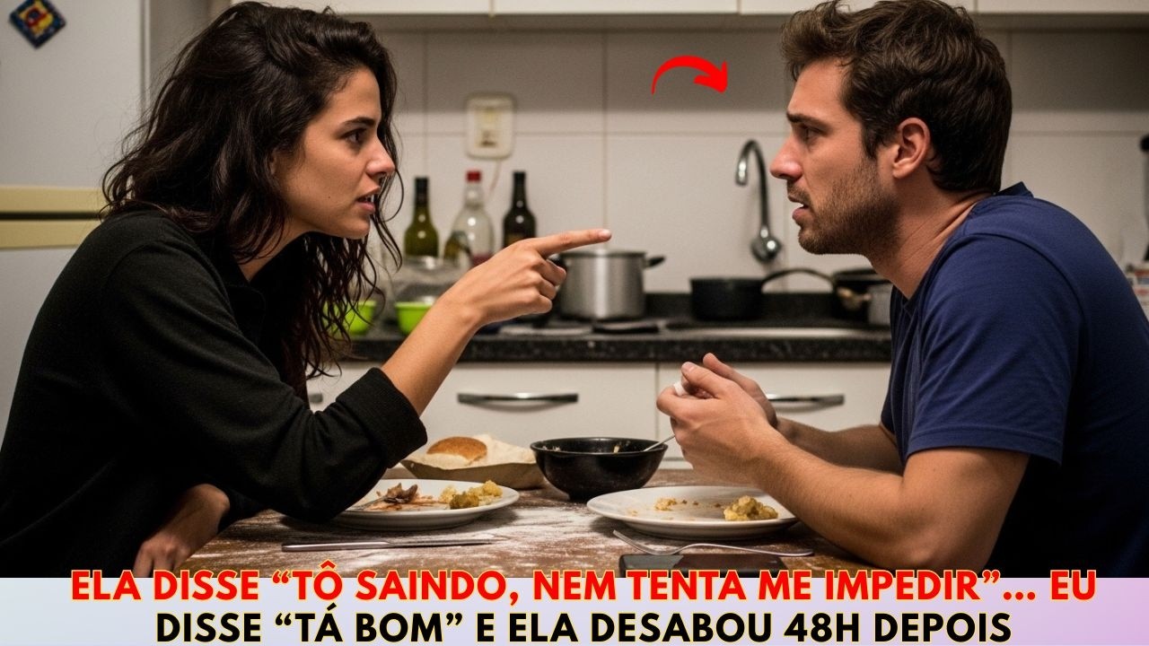 Minha namorada disse:Vou me mudar hoje à noite.Não tente me impedir.Eu respondi: