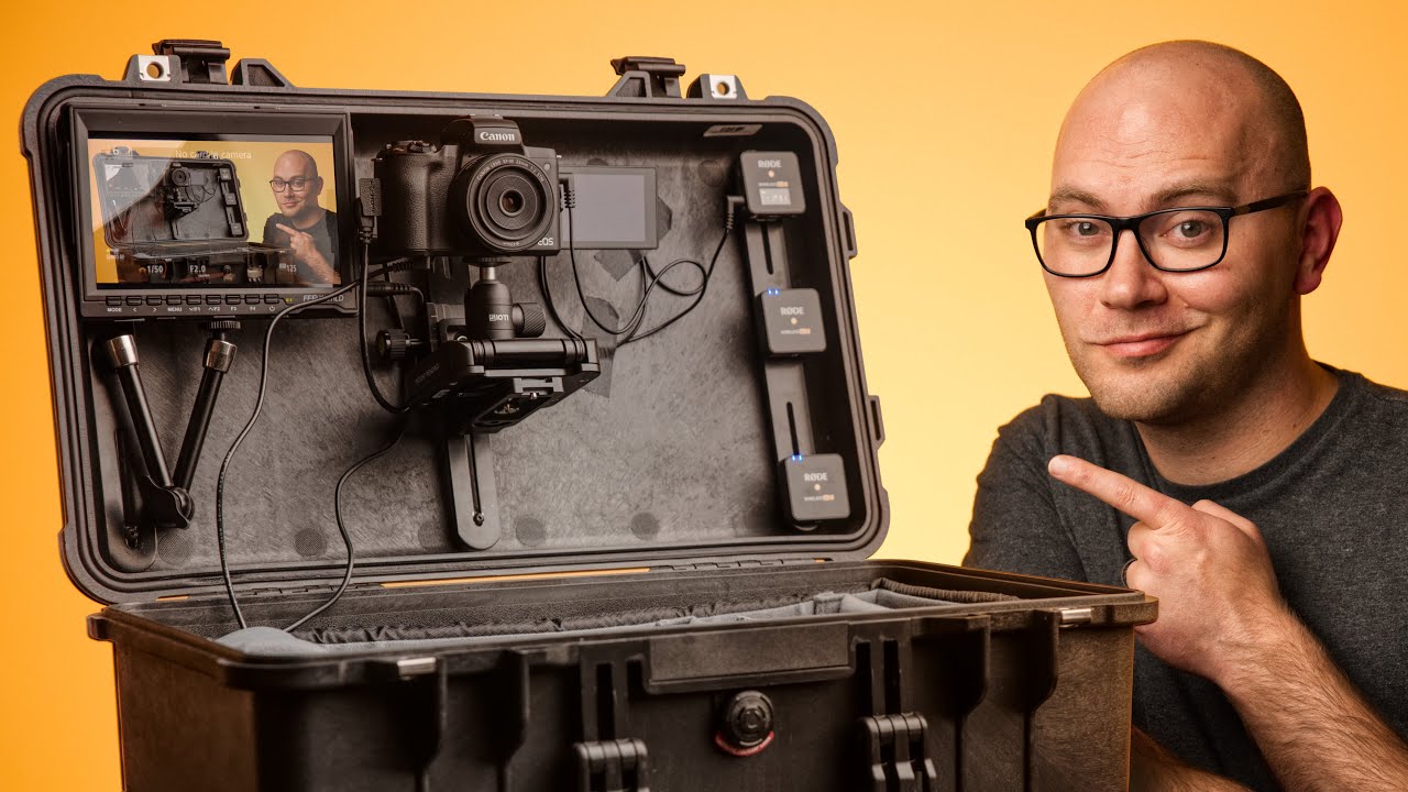 Entire Youtube Studio IN ONE CASE!