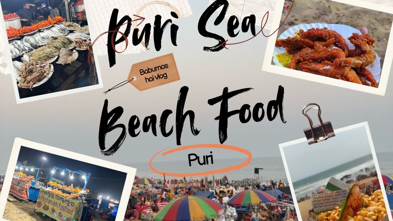 Ultimate Puri Street Food🍲Puri Sea Beach Food. 