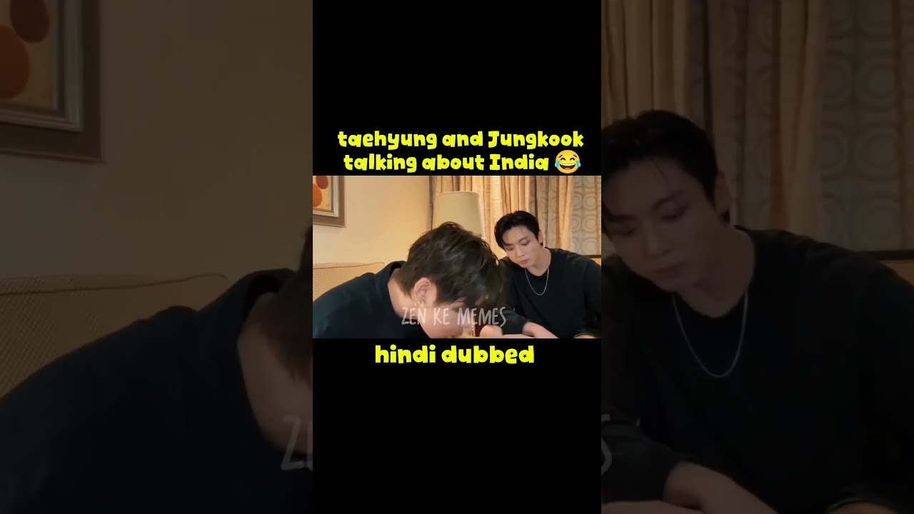 Тэхён и Чонгук говорят об Индии 🇮🇳 на хинди #bts