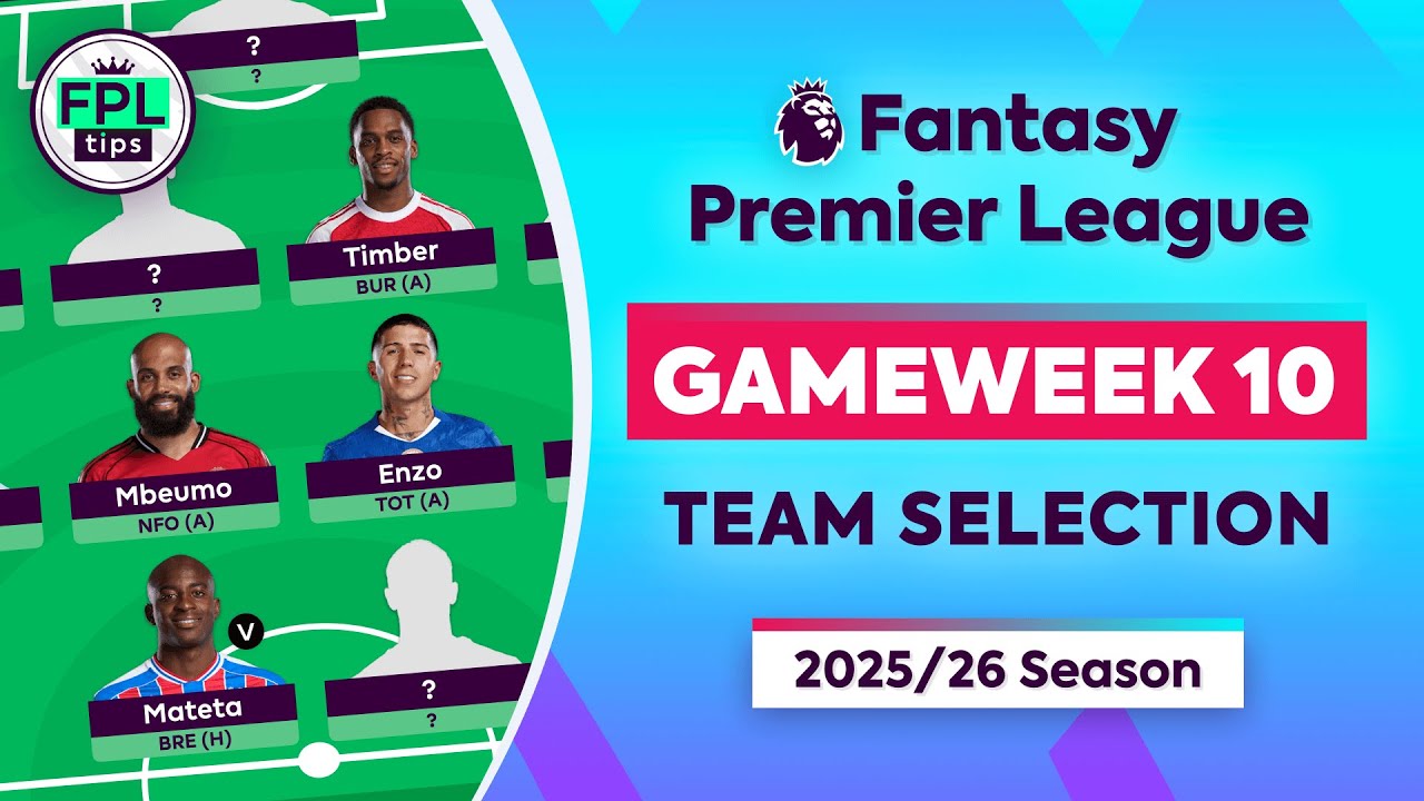 FPL GW10: ВЫБОР КОМАНДЫ | Wildcard АКТИВЕН! | Игровая неделя 10 | Советы по Fantasy Premier Leagu...