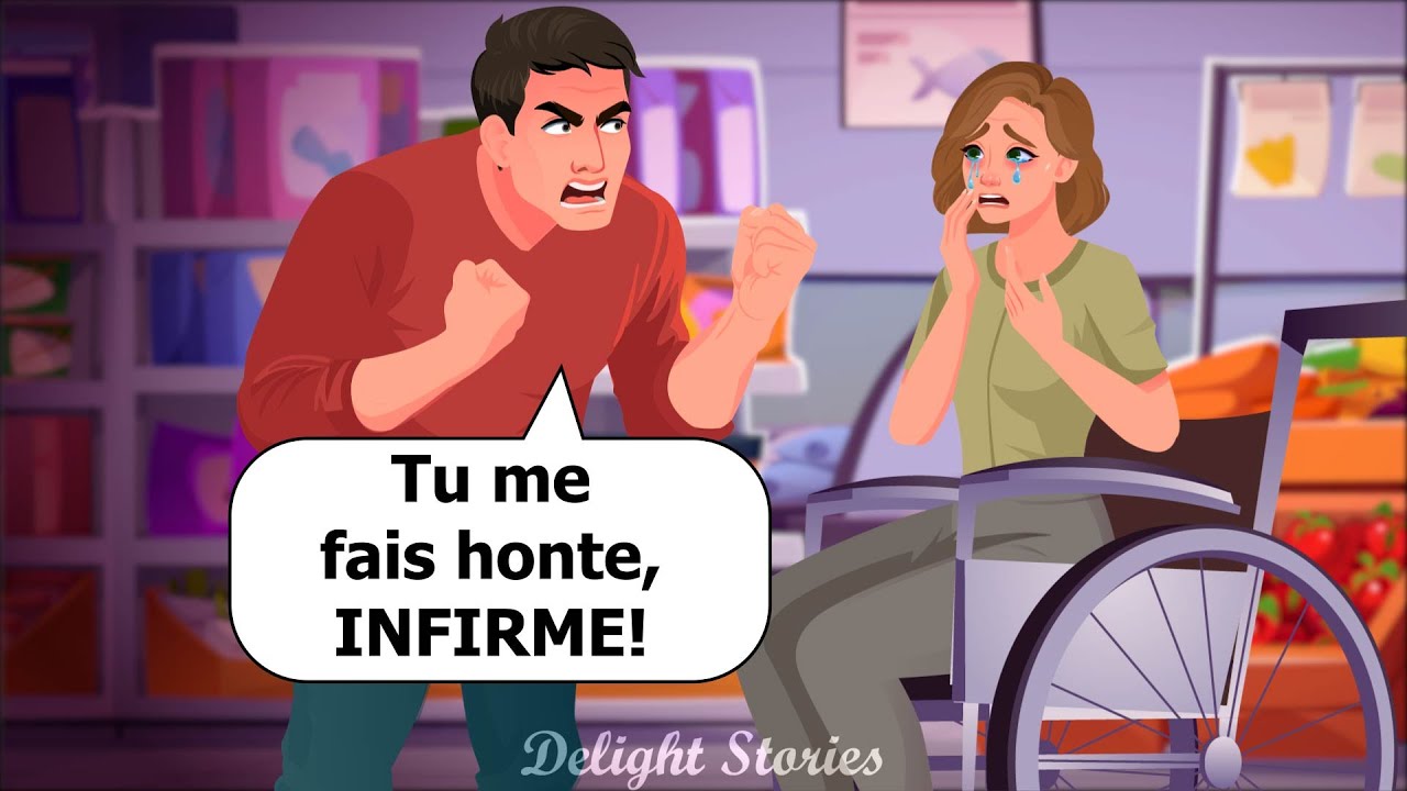 Tu me fais honte, infirme!