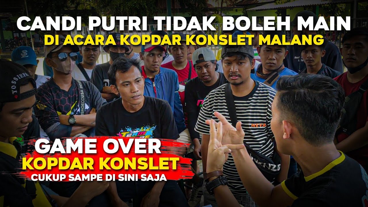 KOPDAR KONSLET MALANG GEGER !!! LOVEBIRD CADI PUTRI DILARANG MAIN 