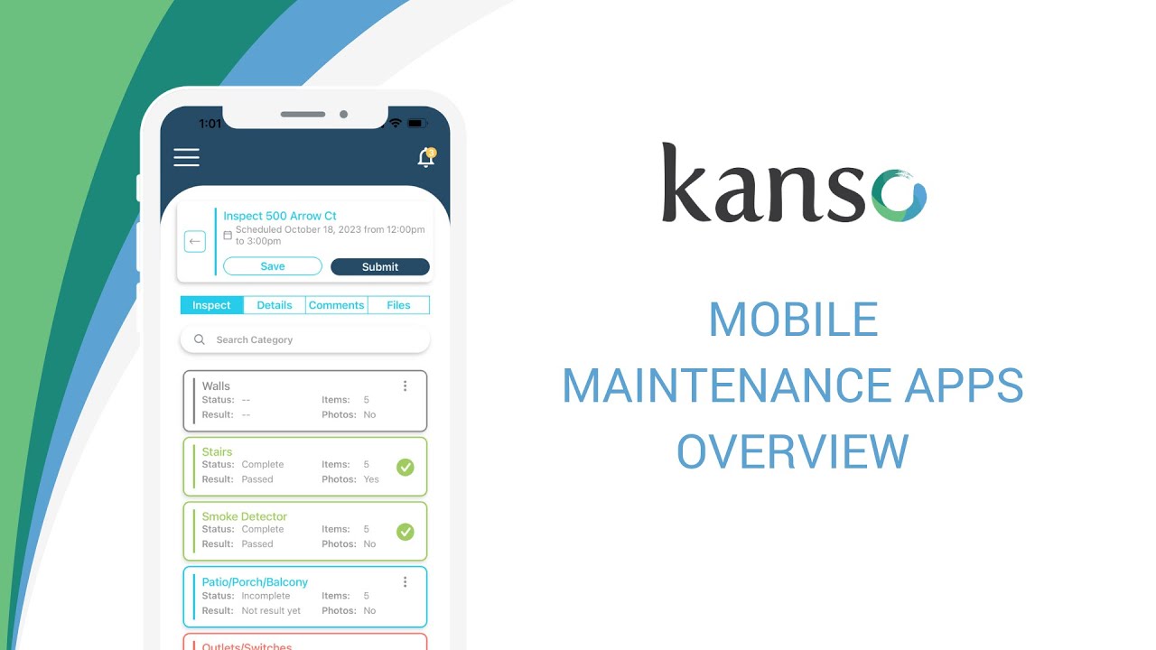 Kanso Mobile Maintenance Apps - Overview