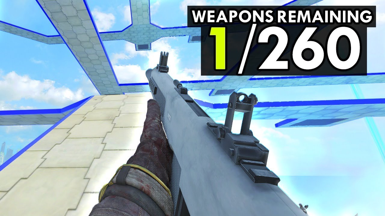 260 WEAPONS... BIGGEST & HARDEST GUN GAME EVER!