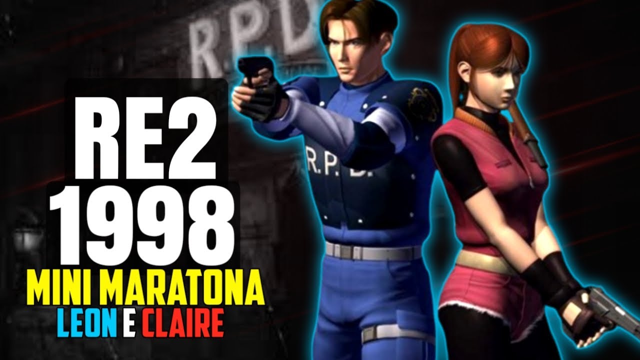 🔴BIOHAZARD 2 1998 | Leon & Claire | Roupa Secreta — Mini Maratona | PT-BR