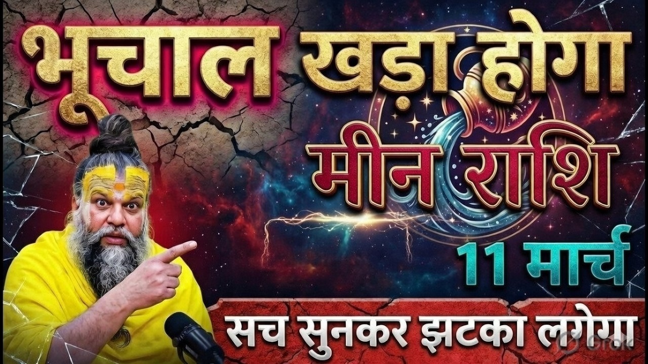 🚨मीन राशि 8 मार्च 2026 भूचाल खड़ा होने वाला है! सच सुनकर लगेगा जोरदार झटका 😱@meenbharti