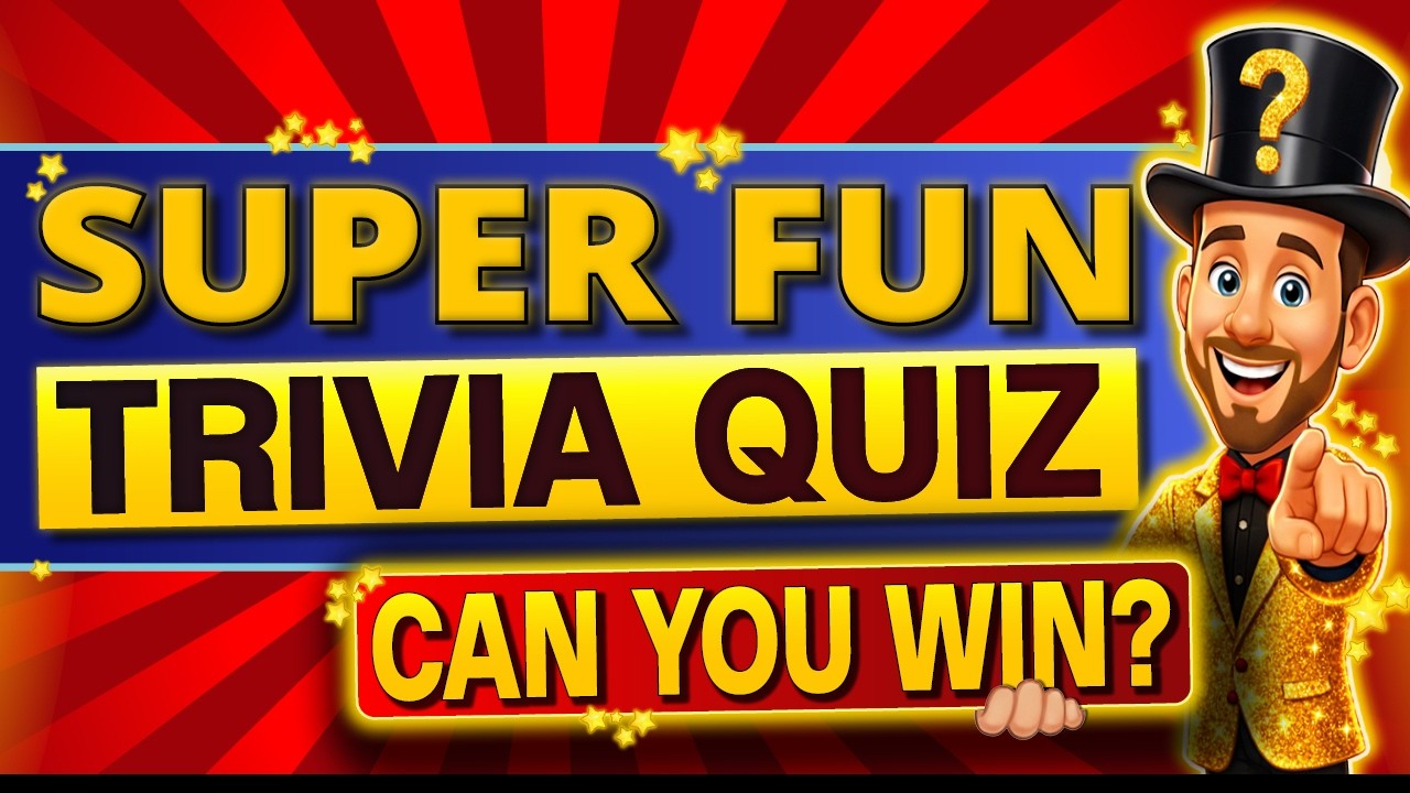 MOST FUN Trivia Quiz Questions EVERYONE Can BEAT!