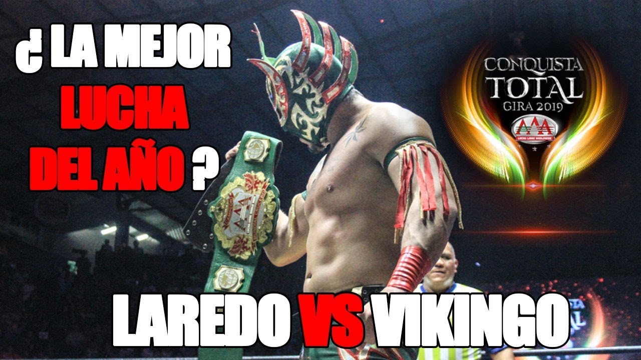 LAREDO KID Vs HIJO DEL VIKINGO por el Campeonato Mundial Crucero AAA