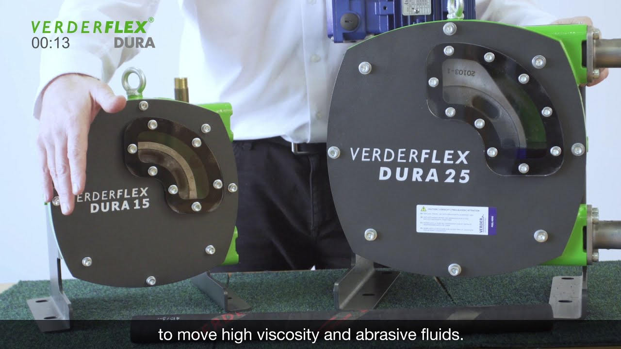 Verderflex Dura; The Most Powerful Peristaltic Hose Pump