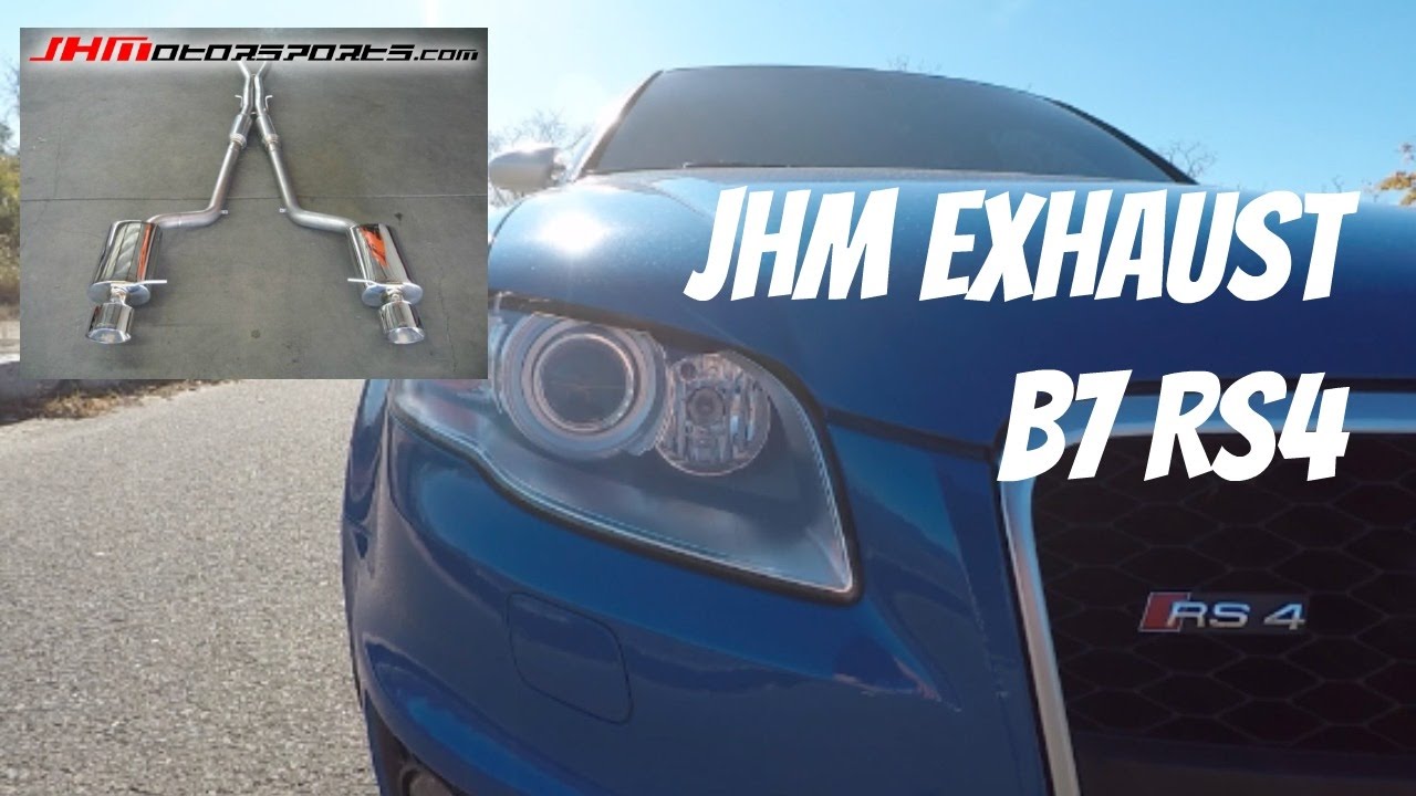 B7 RS4 with JHM Exhaust Fly-bys and Pulls!
