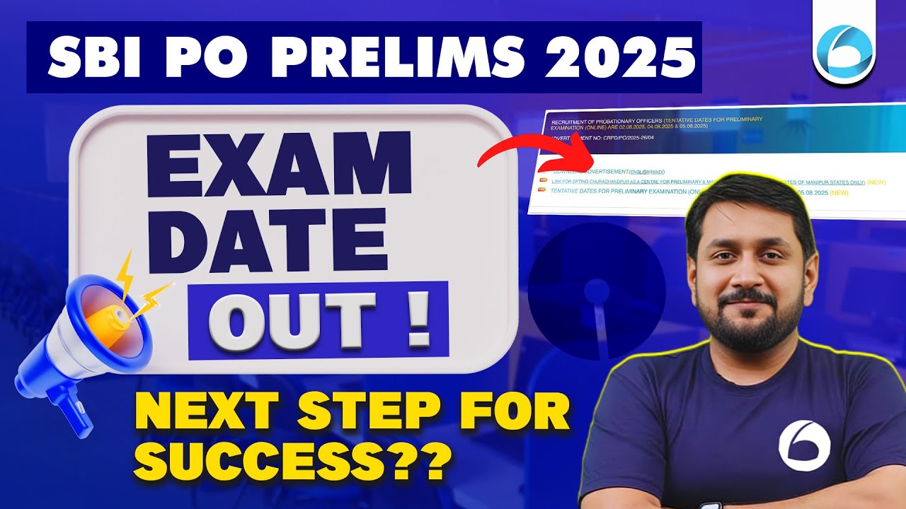 SBI PO Prelims 2025 Exam Date OUT | Next Step for Success? | SBI PO Strategy & Preparation