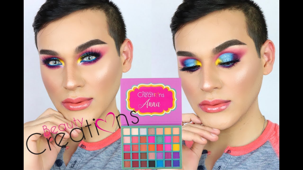 ANNA beauty creations nueva paleta , reseña, swatches , primera impresión y maquillaje