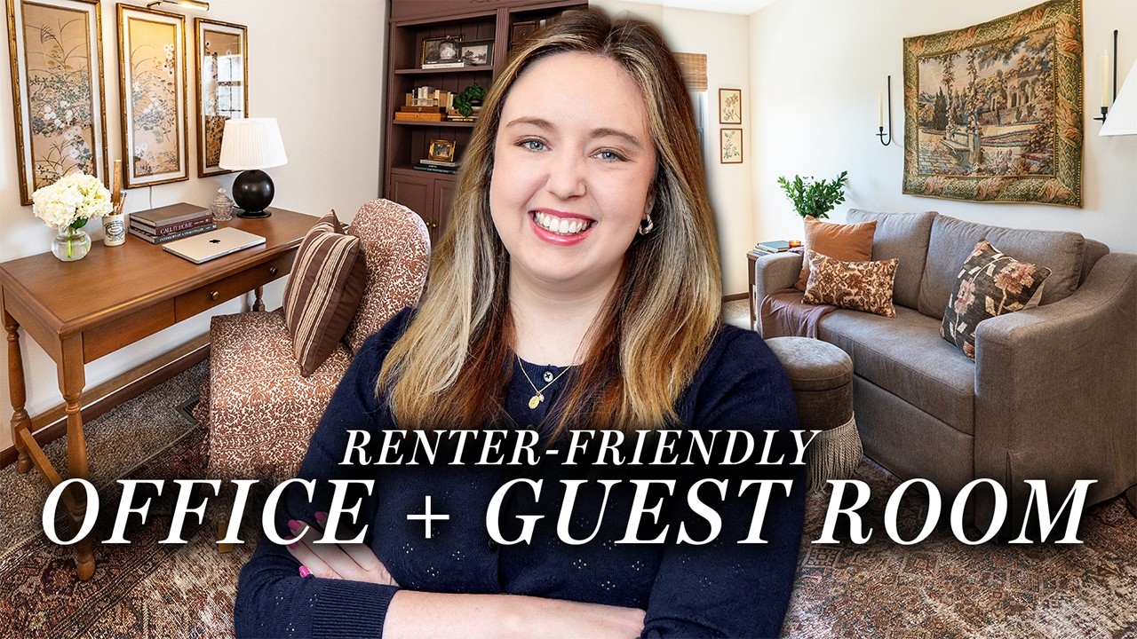 Спальня мечты, домашний офис + гостевая комната *Преображение, удобное для арендаторов*