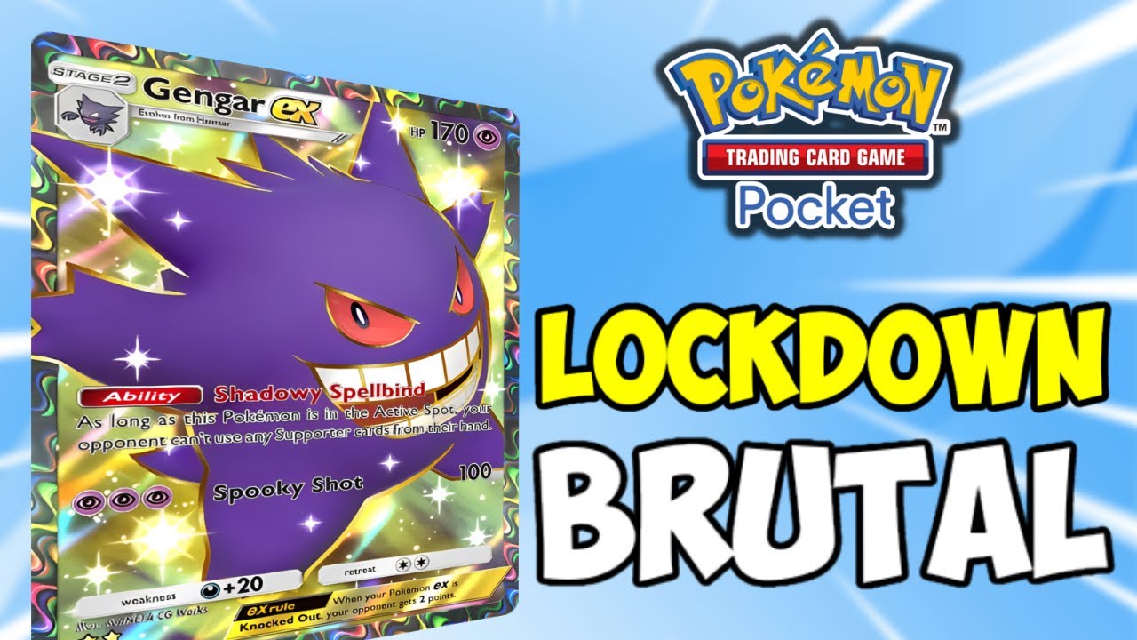 LOCKDOWN MUSUHMU PAKE DECK GENGAR INI !! Pokemon TCG Pocket Indonesia