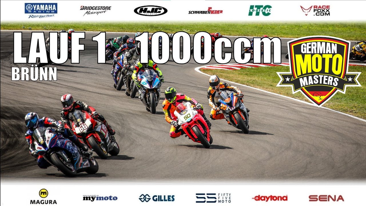 LIVE aus Brünn - Lauf 1 Klasse 1000ccm der GermanMotoMasters