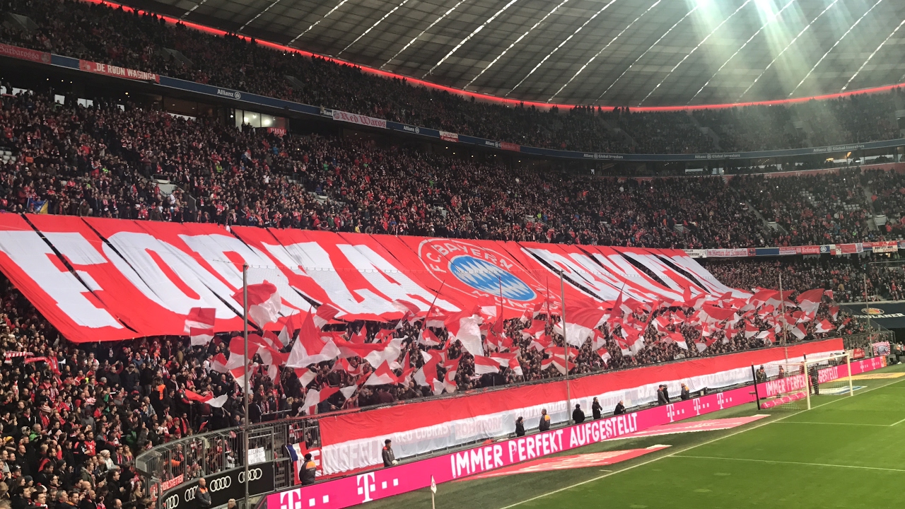FC Bayern - Schalke 04 (1:1) Stimmung Südkurve [04.02.2017]
