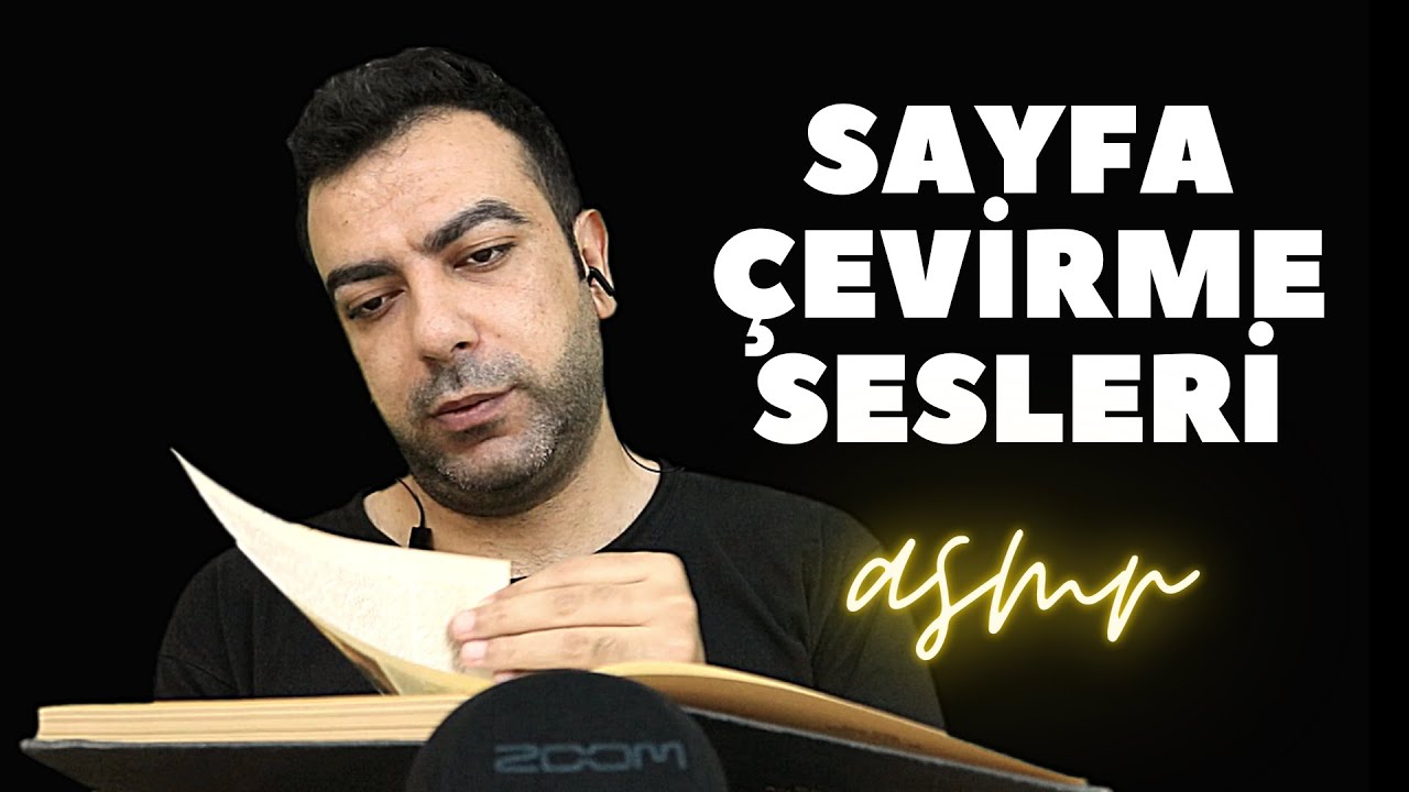 RAHATLATICI SAYFA ÇEVİRME SESLERİ | ASMR TÜRKÇE