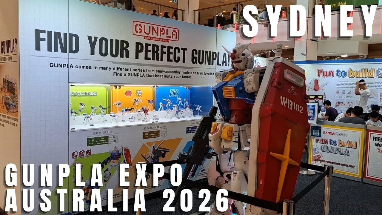 Gunpla Expo Sydney Australia 2026 Limited Editions, Latest Gundam Model Kits, Free Workshop & More