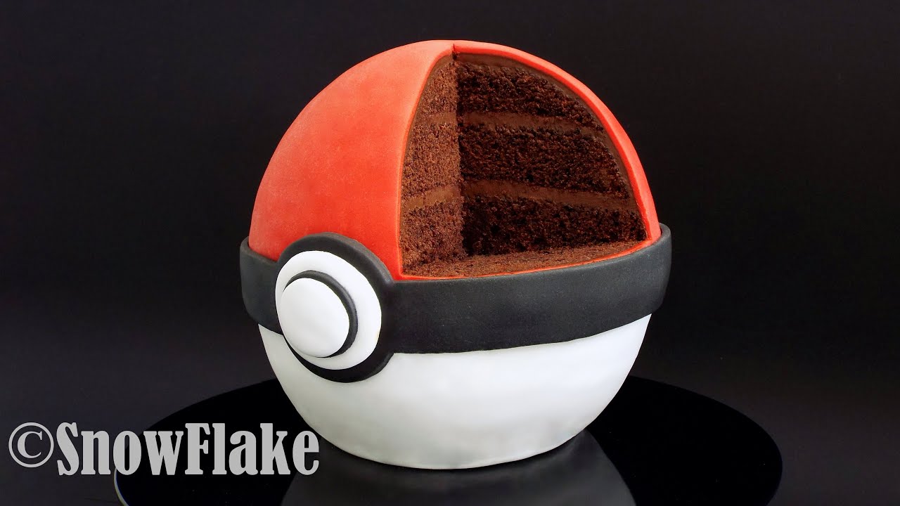 Pokeball Cake – Perfect Pokemon Cake