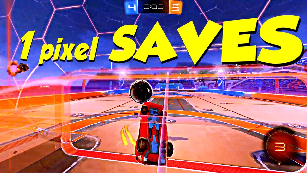 ROCKET LEAGUE BEST SAVES ! 1 PIXEL SAVES, SAVES MONTAGE #20