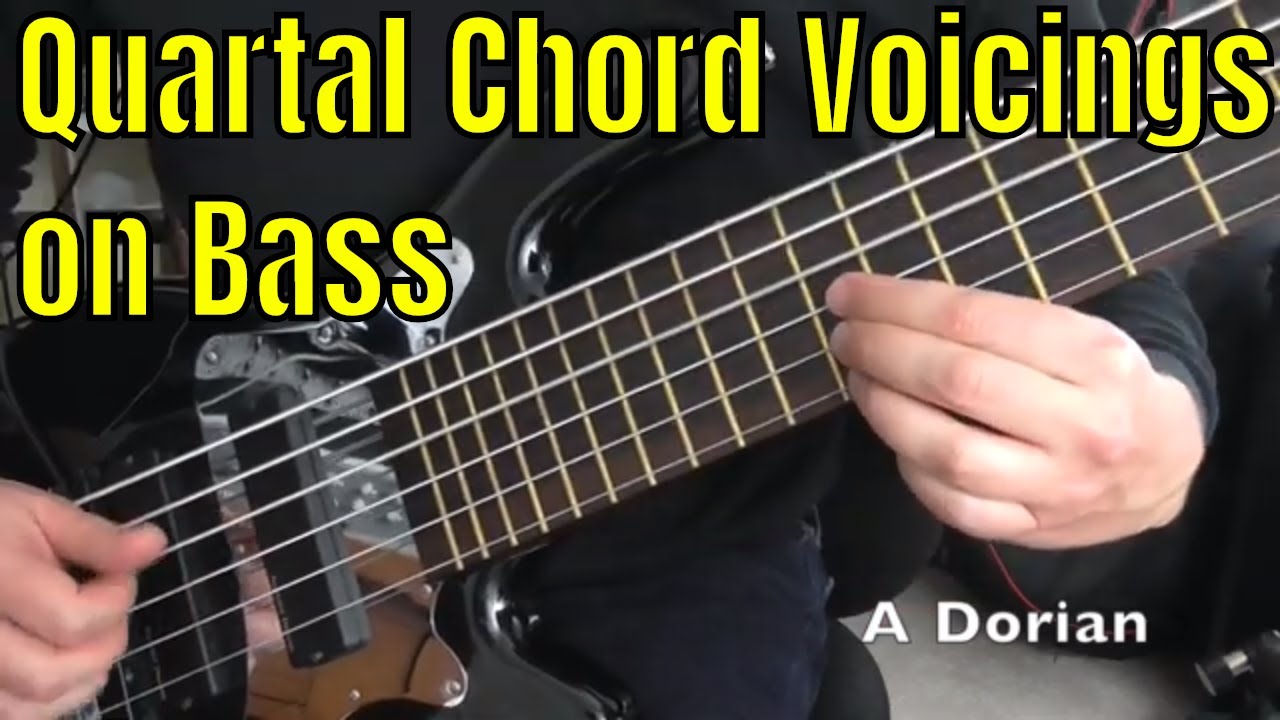 Quartal Chord Voicings on Bass Guitar - Bass Practice Diary - 26th February 2019