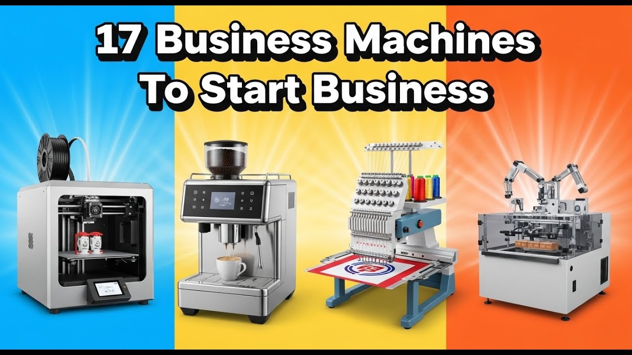 17 Innovative Business Machines You Can Use to Start a Profitable Business in 2025
