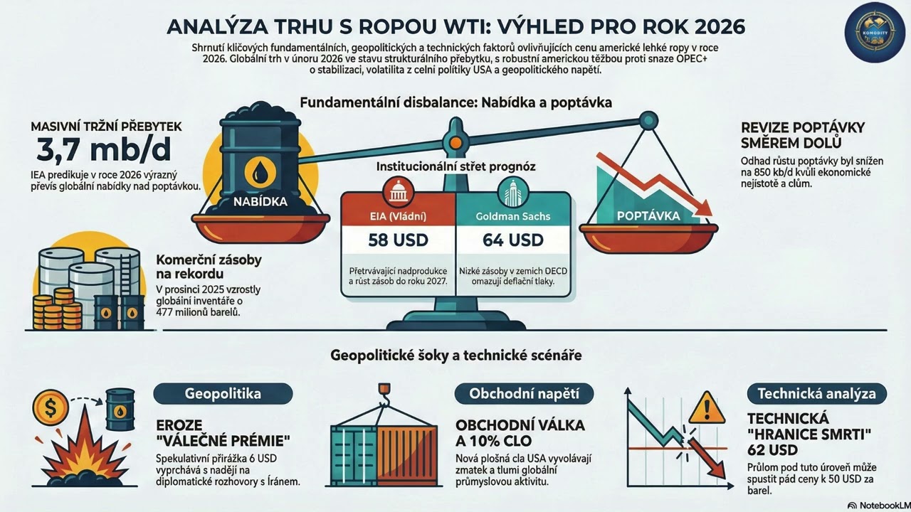 ROPA ZA 50 DOLARŮ? 📉 Proč se trh s WTI pr&aacute;vě teď hrout&iacute;!