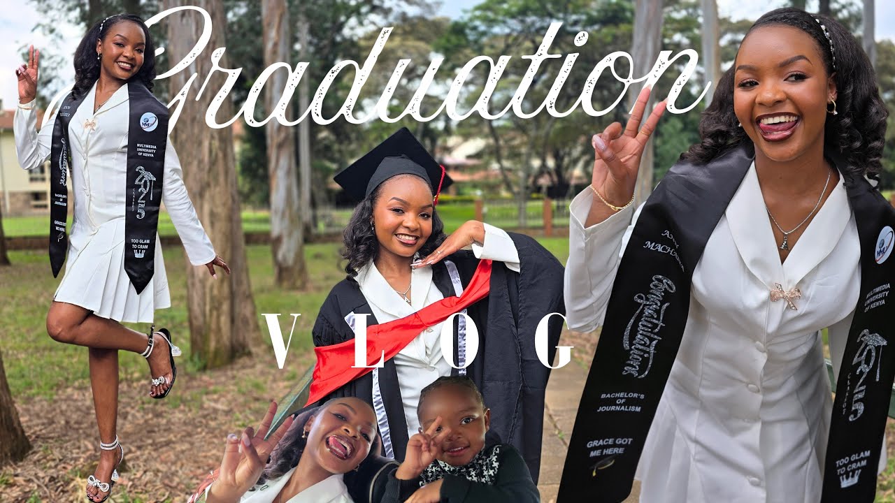 My Graduation Day Vlog | Emotional Moments & Celebration | Multimedia University Kenya