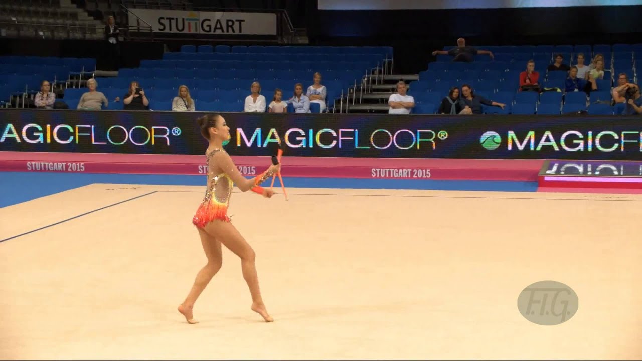 SON Yeon Jae (KOR) 2015 Rhythmic Worlds Stuttgart - Qualifications Clubs