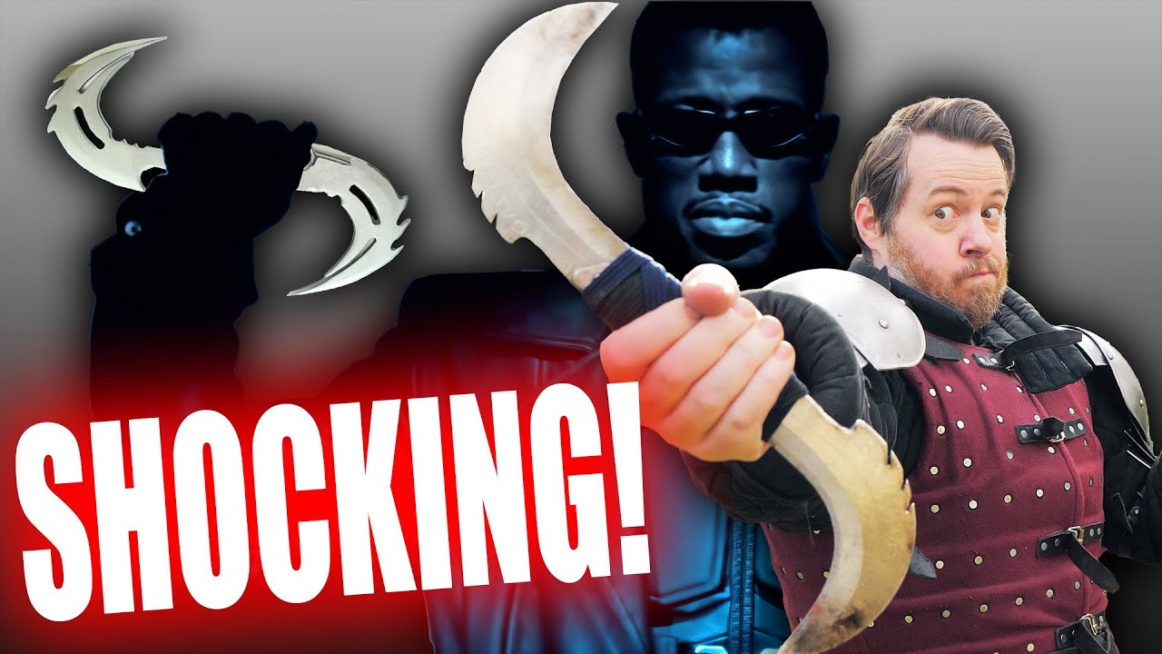 This SHOULD NOT WORK the way it does! - TESTING film THROWING GLAIVES from BLADE and KRULL